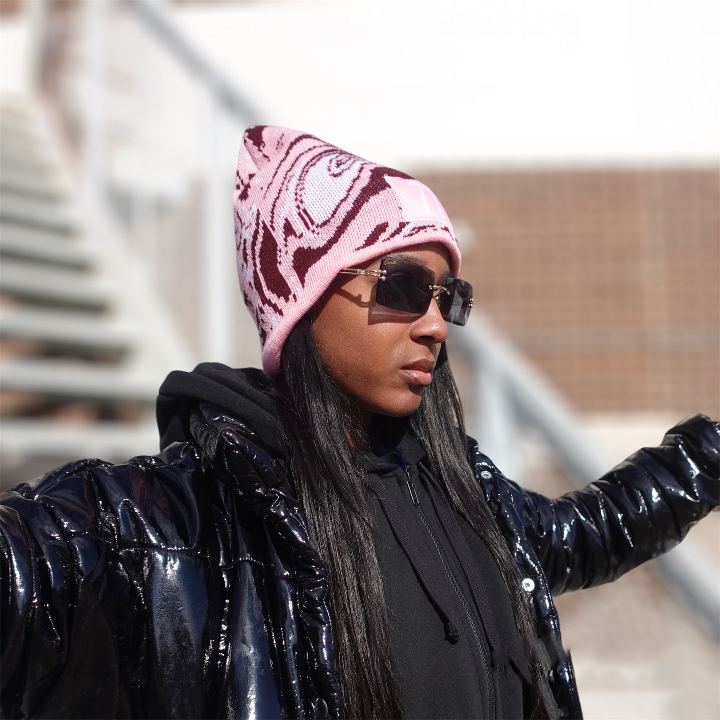 PINK 777 BEANIE