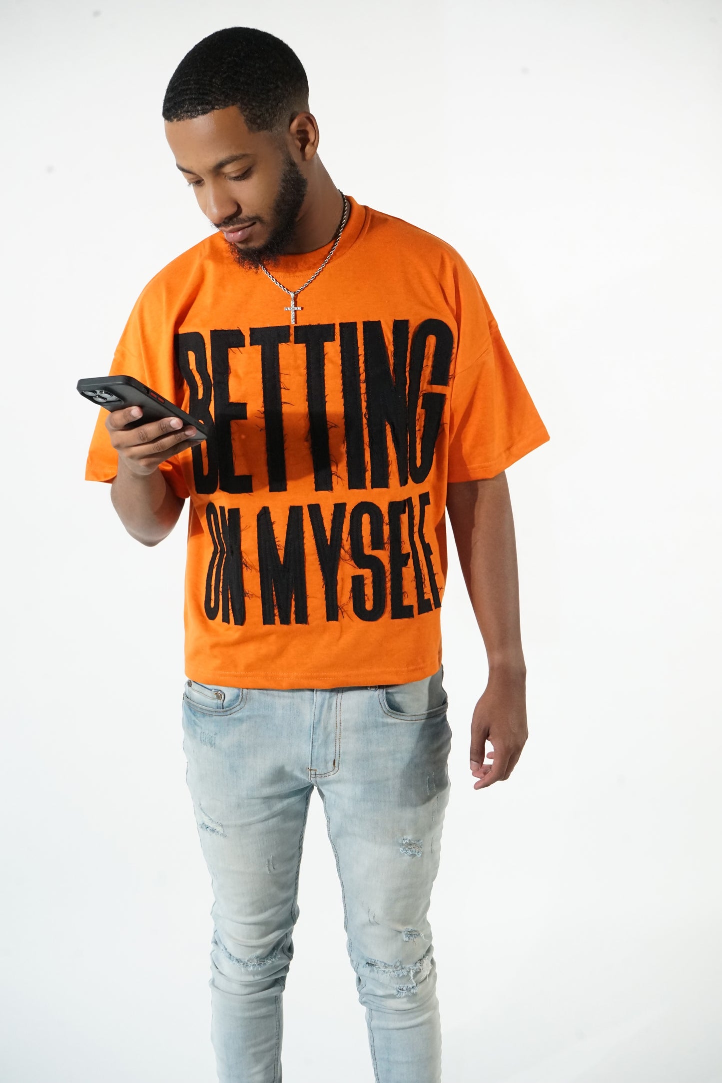 B.O.M TSHIRT (ORANGE)